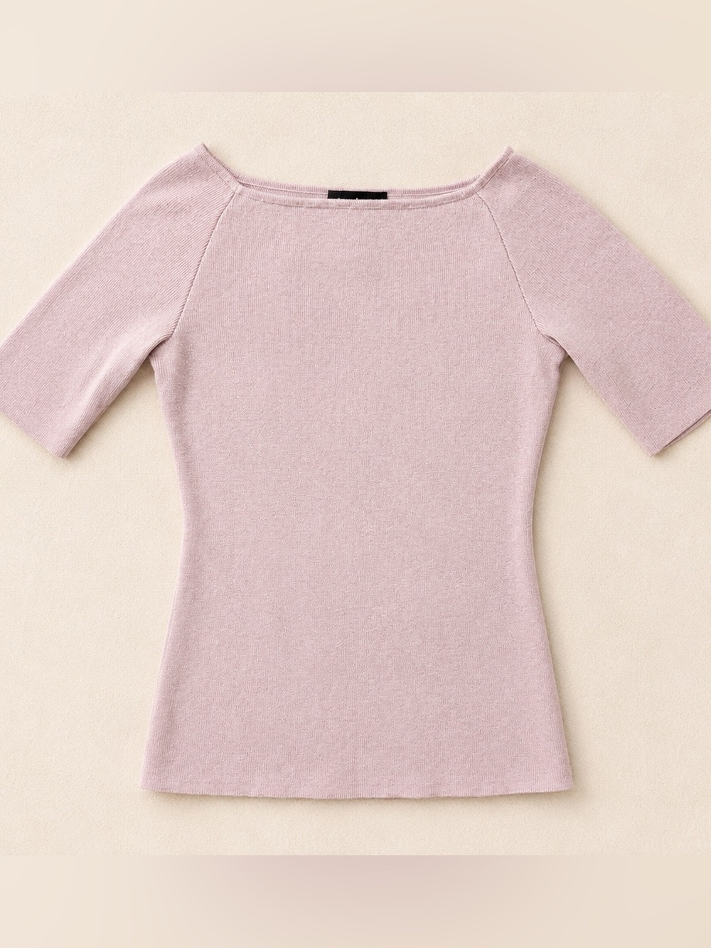 Le Chateau Light Dusty Pink Knit Sweater / Lightweight Sweater / Full Length Top